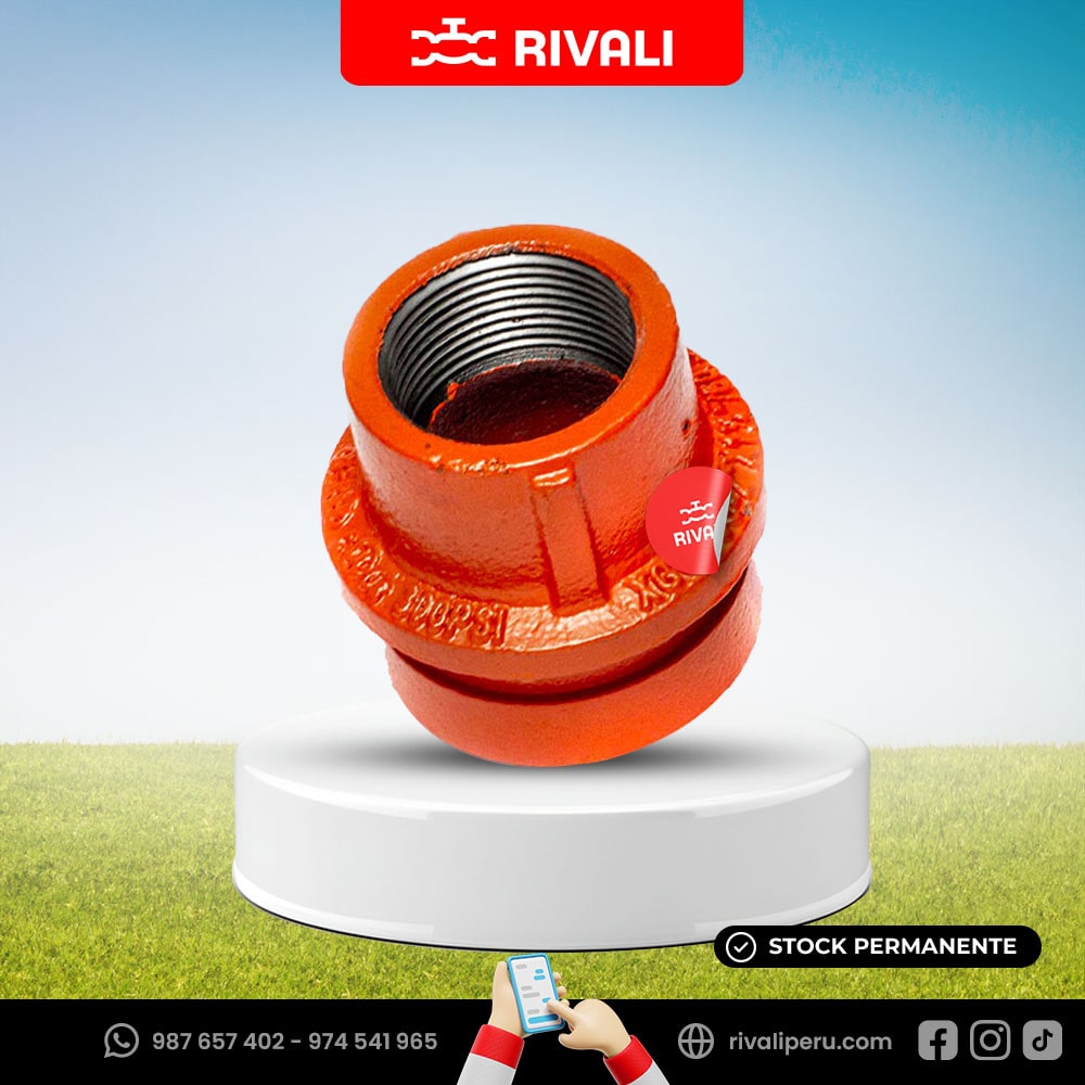 Reducción Copa Ranurada Rosca
