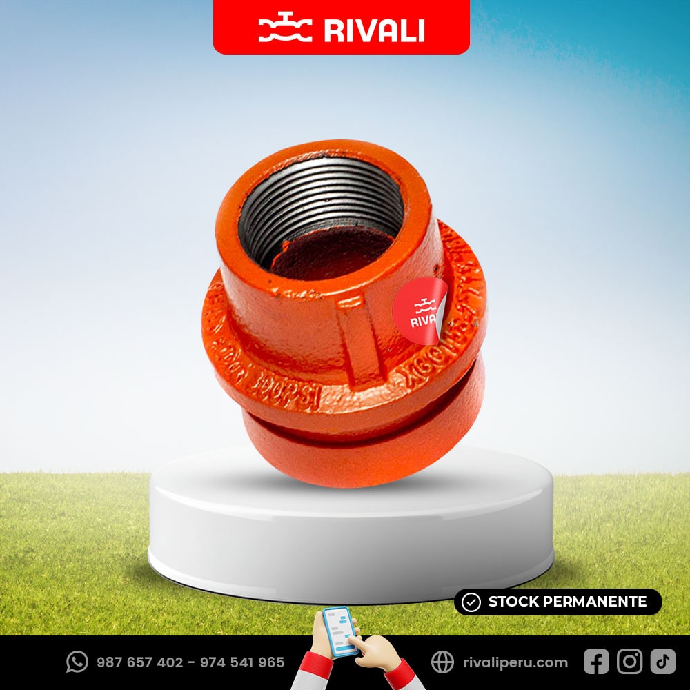 Reducción Copa Ranurada Rosca