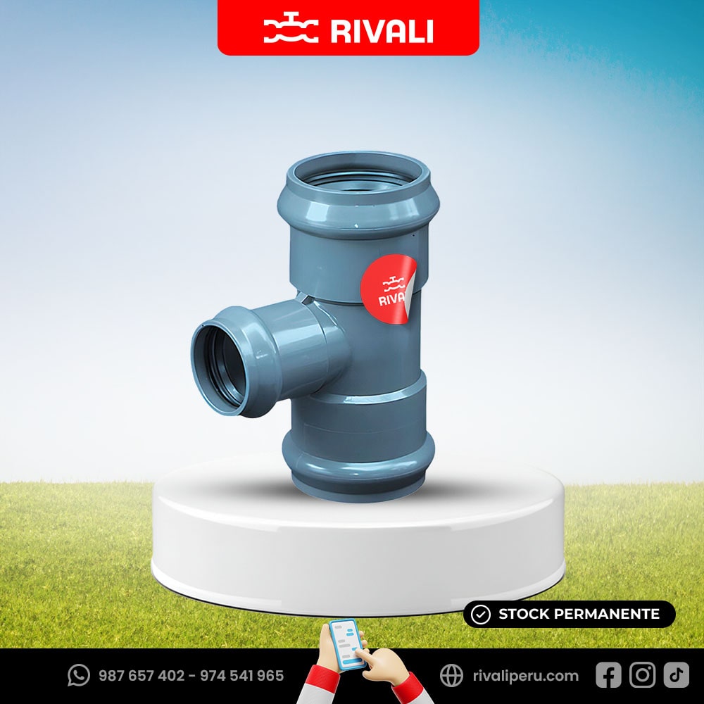 Tee Reducido Inyectado UF PVC ERA