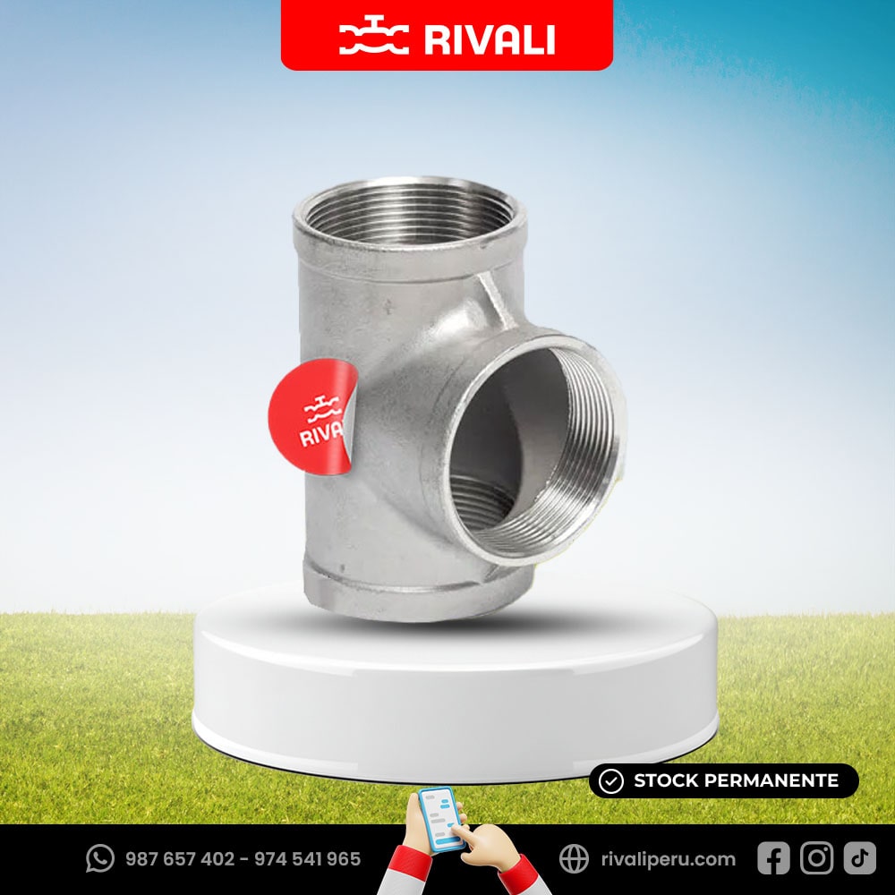 Tee de Acero Inoxidable